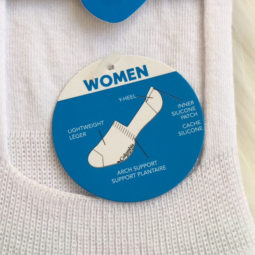 NWT Columbia PFG Women’s 3 Pk Water Stripe Liner Socks - Picture 6 of 7